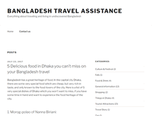 Tablet Screenshot of bangladesh-travel-assistance.com
